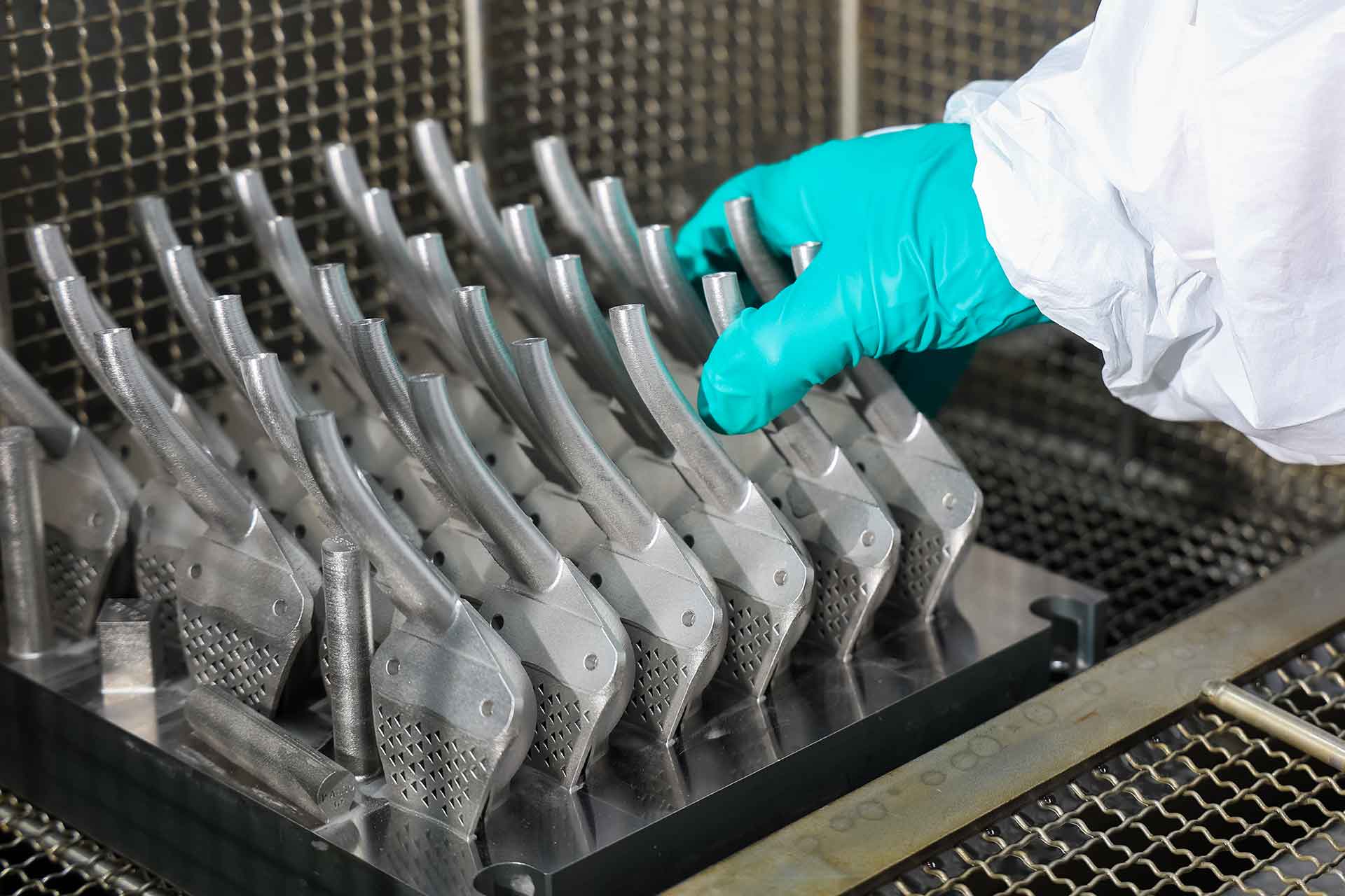 Ensemble de pièces réalisée grace à la fabrication additive